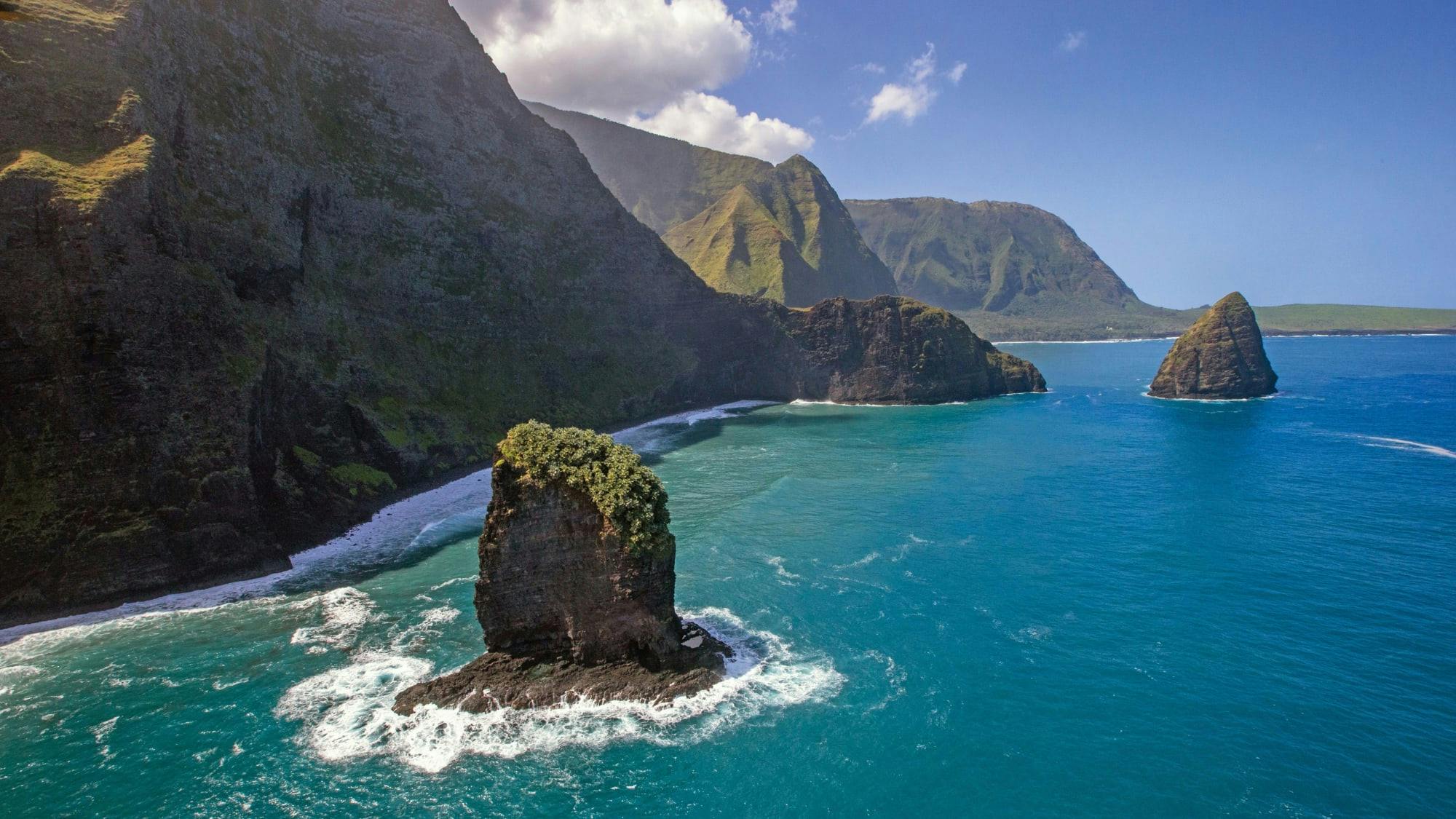 Molokai cliffs