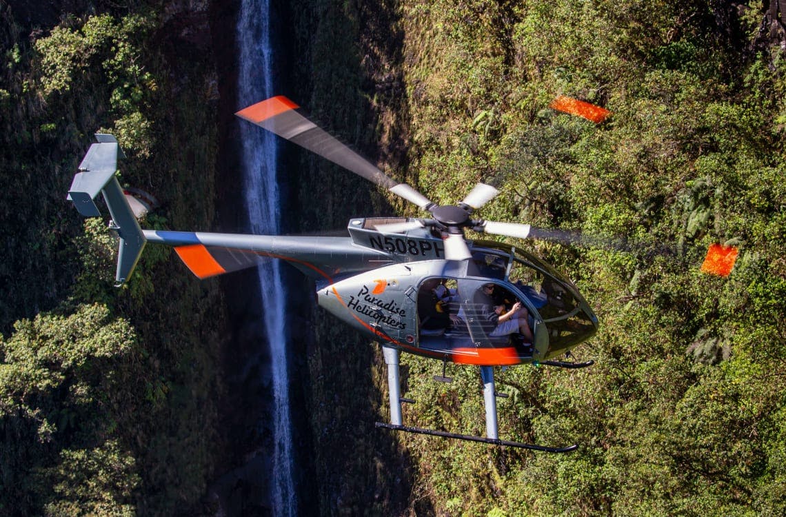 Hughes MD 500 helicopter 